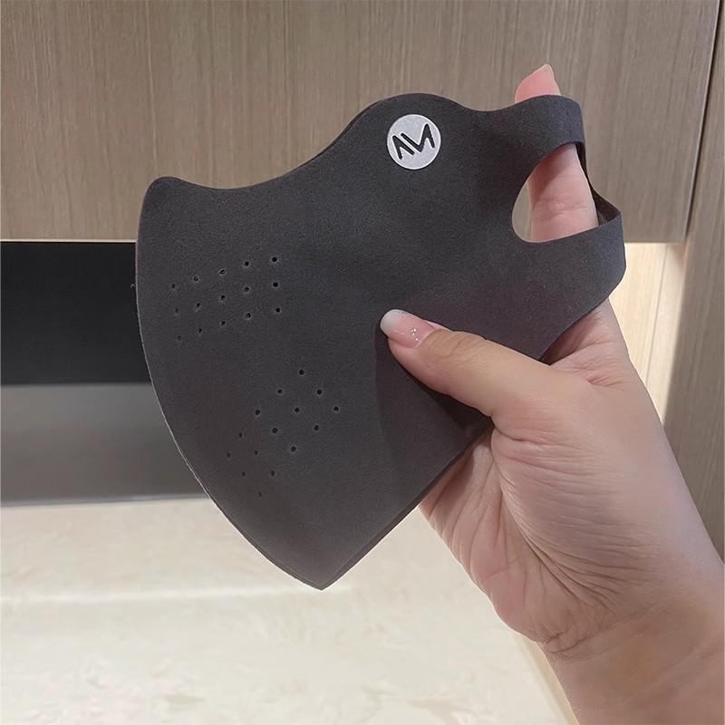 Windproof 3D Stereo Warm Mask: Double-Sided Fleece, Makeup-Safe, Washable for Autumn & Winter Cold Protection.