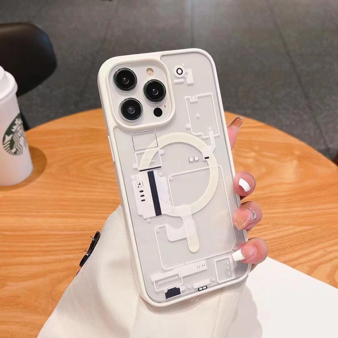 

Spigen подходит для iPhone 16Pro Technology Магнитный чехол для телефона Apple 15 New Fe Защитный чехол для печатной платы Apple 16Plus