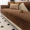 Four Seasons Universal New Solid Color Non-slip Fabric Simple Modern Luxury Light Living Room Towel Cover Cloth Sofa Cushion