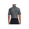 Under Armour Luxe Solid Slim-Fit Golf Polo Shirt Men Tops Grey 1370150-012