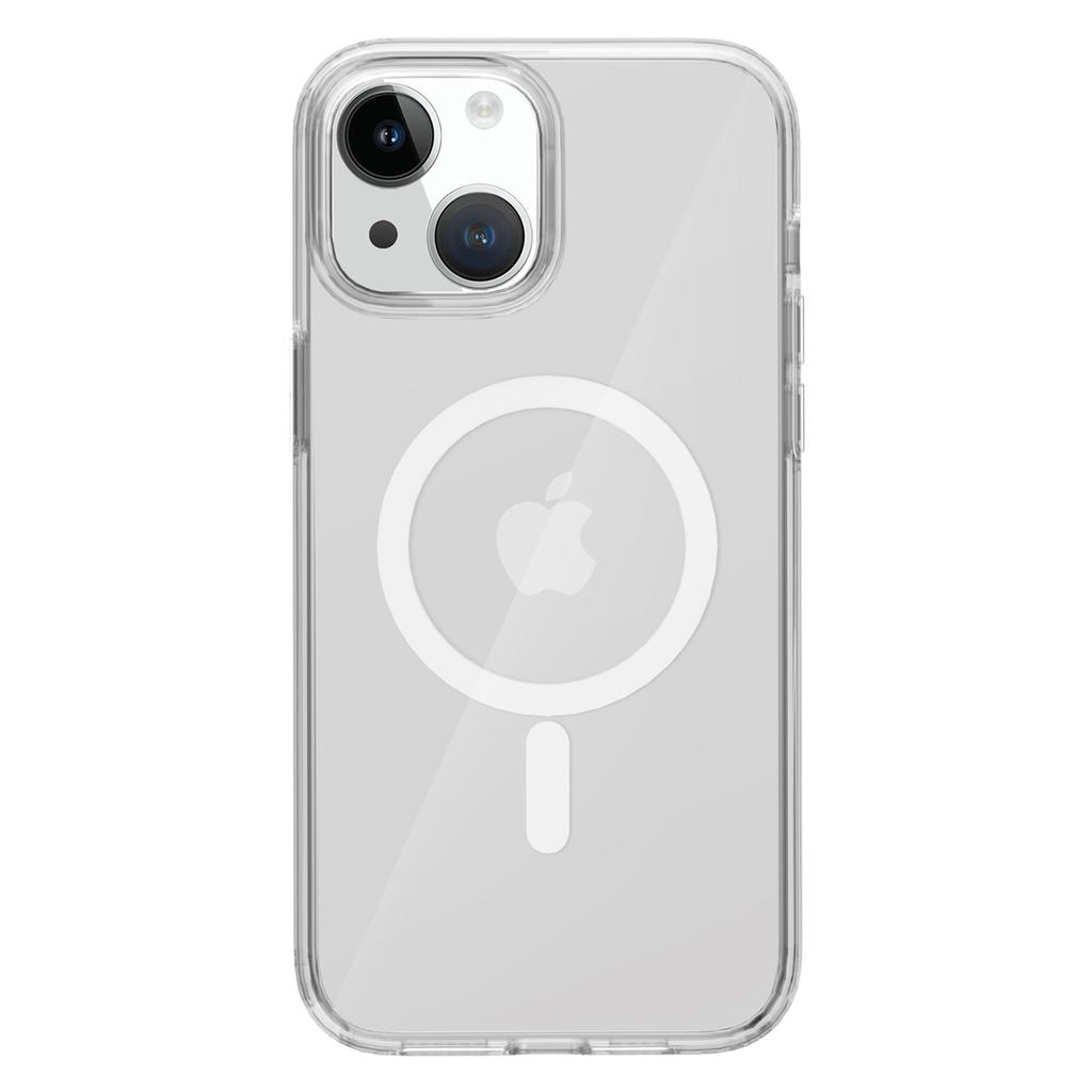 Transparente Handyhülle für iPhone 15, Kratzfeste PC+TPU Kompatibel mit MagSafe Hülle