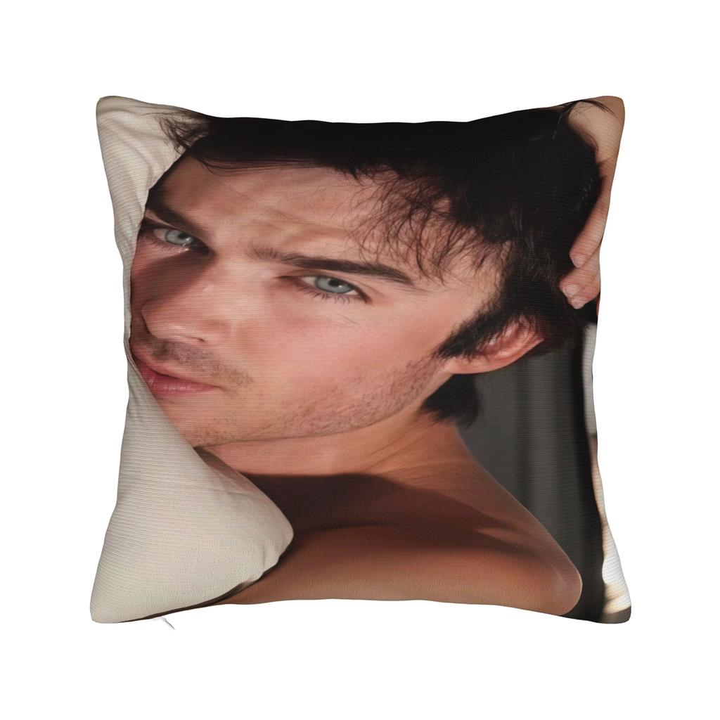 Damon Salvatore Druck Kissenbezug Kissenhülle Kissenbezüge Warme Heimdekoration Mit Reißverschluss Mehrere Größen