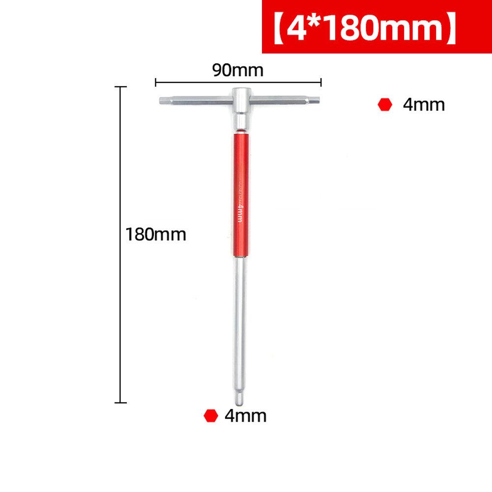 Extended T-Socket Wrench Screwdriver T Type Hex Spanner 2-10mm Chromium Vanadium Steel For Mechanical Repair Hand Tool