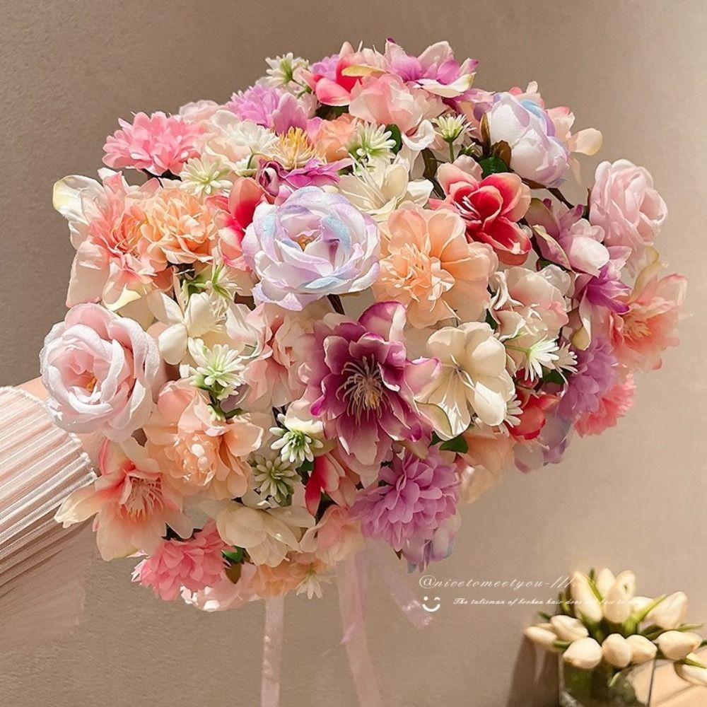 Bohemia Style Simulation Wreath Thai Flower Headband Seaside Vacation Headdress  Bride Headwear