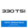 New ABS Letters Emblem 280TSI 330TSI 380TSI Rear Trunk Badge Sticker for VW volkswagen GOLF Series Car Styling Decoration NG5