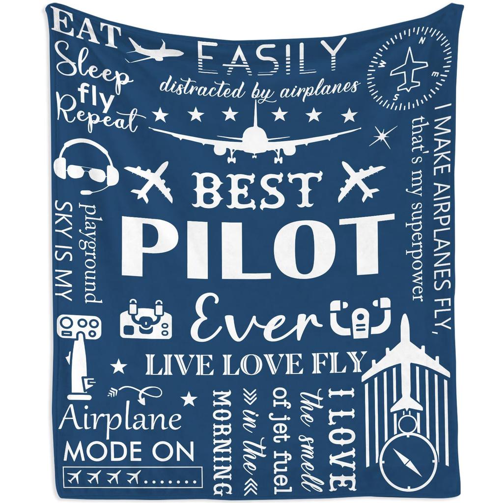 Herren Piloten Geschenk Decke Luftfahrt Kreative Decke Super Weich Bequem Flanell Decke