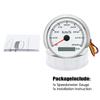 Custom Universal 85mm GPS Speedometer Digital Gauge 30 60 120 200 KMH Odometer For Marine Boat Car ATV With GPS Antenna Red LED