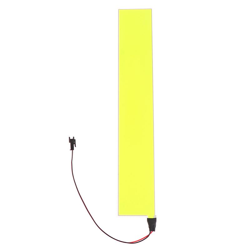 Flexibles EL-Lichtpanel Elektrolumineszente Hintergrundbeleuchtungsstreifenlampe für Zuhause, Auto, Party 30,3x5,3cm