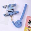 Walking Harness Leash Set for Cats Dogs - Cartoon Bee Adjustable Escape-Proof for Small Medium Pets