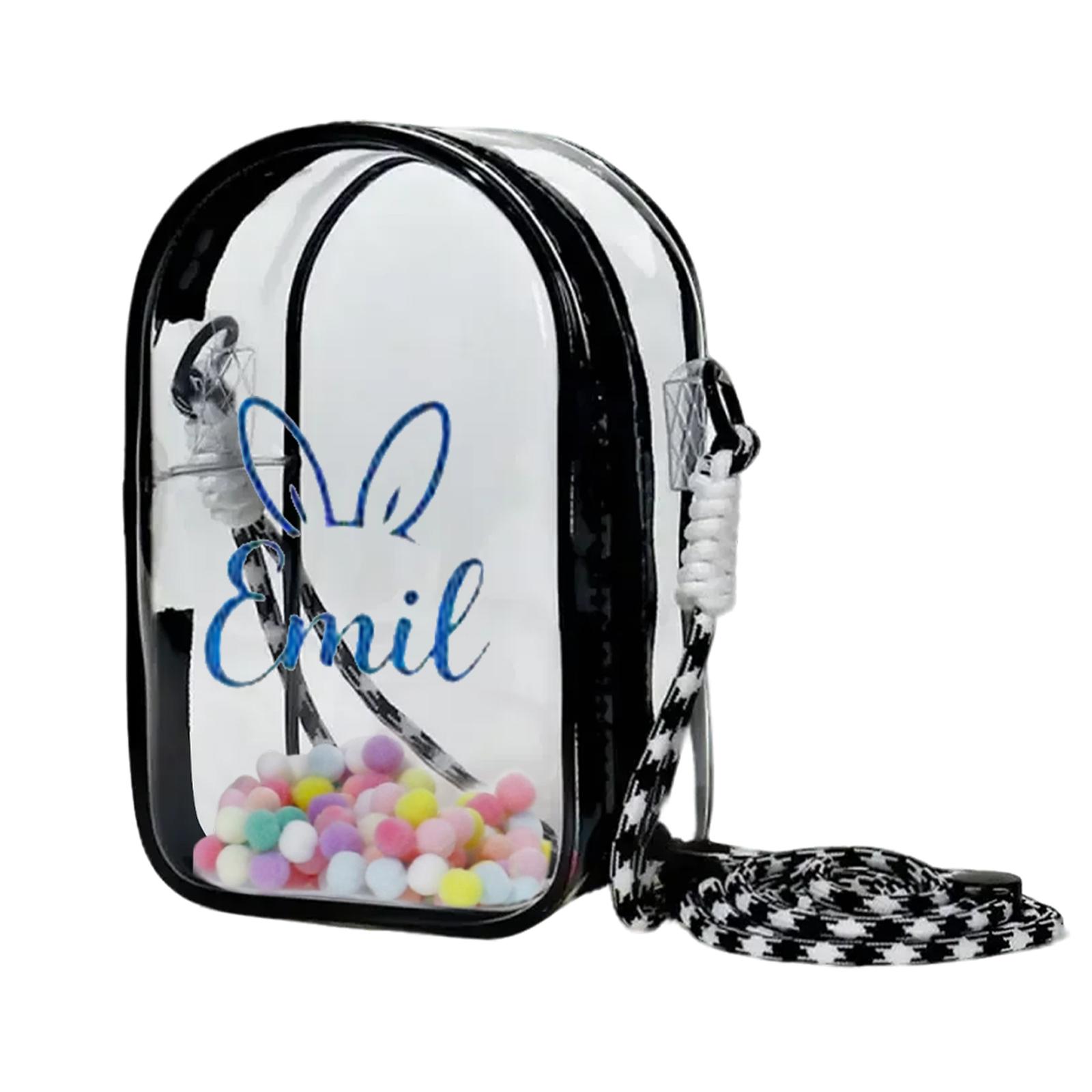Personalized Transparent Crossbody Bag Is Perfect For Storing And Displaying Dolls One Size 1290₽