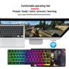 K401 Wireless RGB Mechanical-Feel 61-Key Rechargeable Gaming & Office Keyboard.
