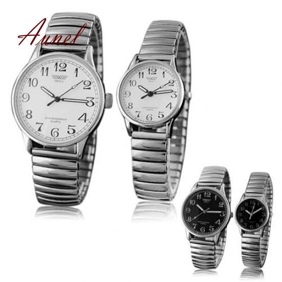 

Отличная пара любовник упругой сплава кварцевые наручные часы