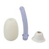Kit Bulbo de Enema de Silicone Enema Chuveiro Vaginal Kit de Limpeza Intestinal 2 Pontas Prevenção de Refluxo com Impermeável