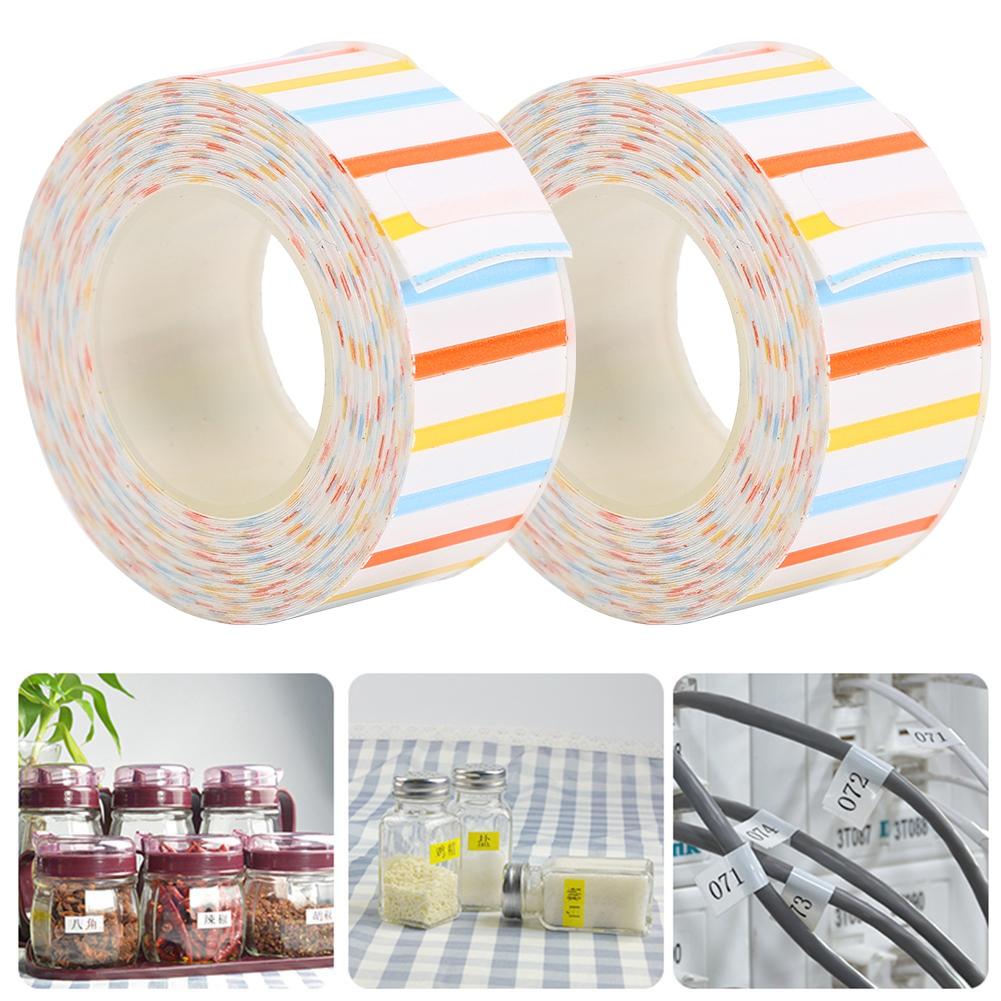 2Pcs Print Label Tape Cute Ribbon Thermal Paper for KINGJIM/TEPRA LR5C Labeler(EQT009)