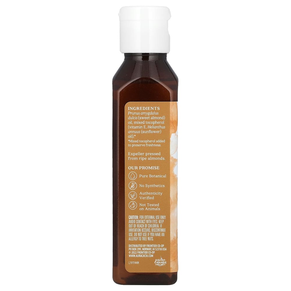 Aura Cacia Skin Care Oil, Sweet Almond, 118ml (4 Fl Oz)