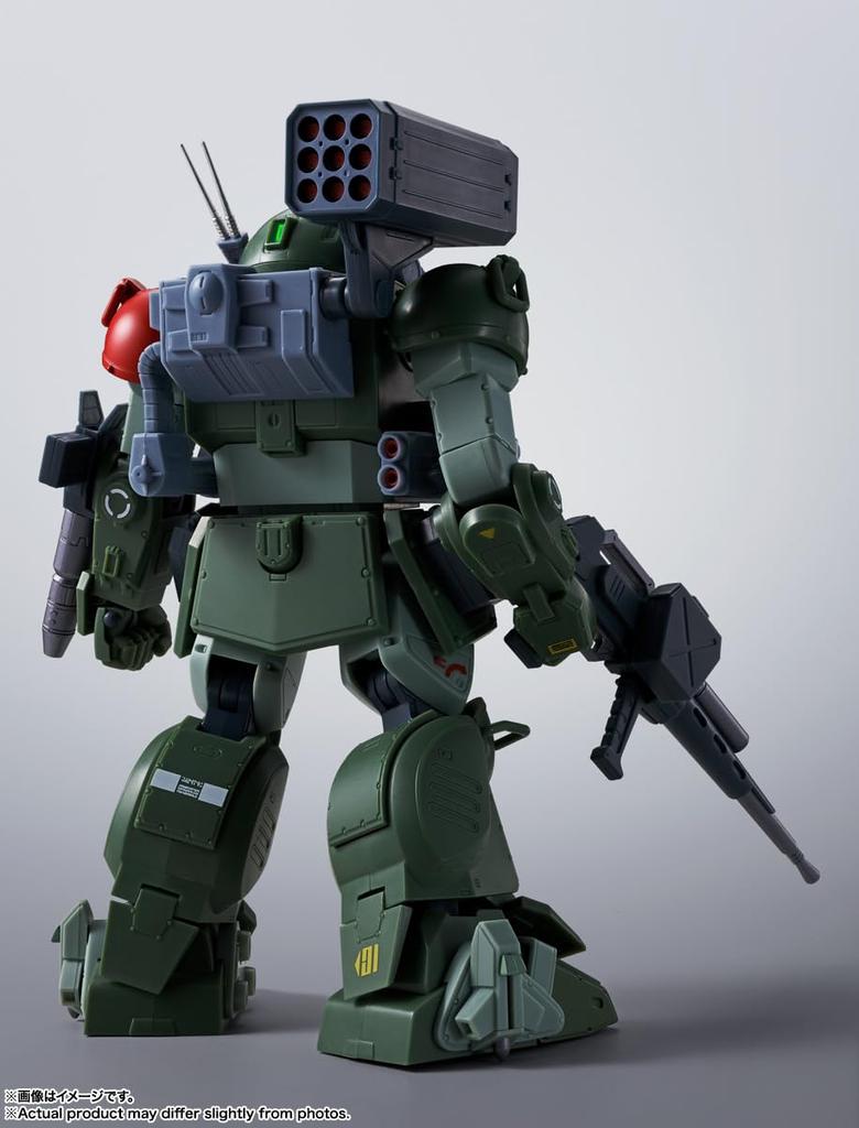 TAMASHII NATIONS HI-METAL R Armored Trooper Votoms Scope Dog Red Shoulder Custom, approximately 165mm, PVC, ABS, and die-cast painted action figure