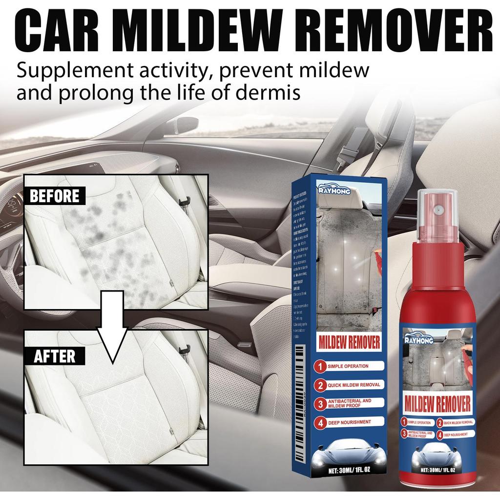 30ml Auto Schimmelentferner Auto Innenraum Schimmelige Sitze und Fußraum zur Schimmelreinigung und Wartungsspray