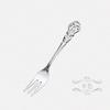 European Stainless Steel Coffee Spoon Royal Dessert Spoon Antique Hollow Cake Fruit Fork Embossed Spoon Gold