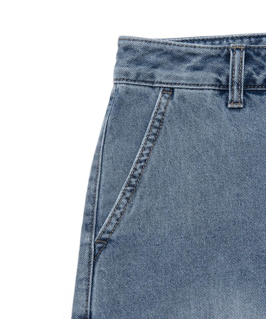 Lee Women Painter Denim Mini Skirt Indigo Light