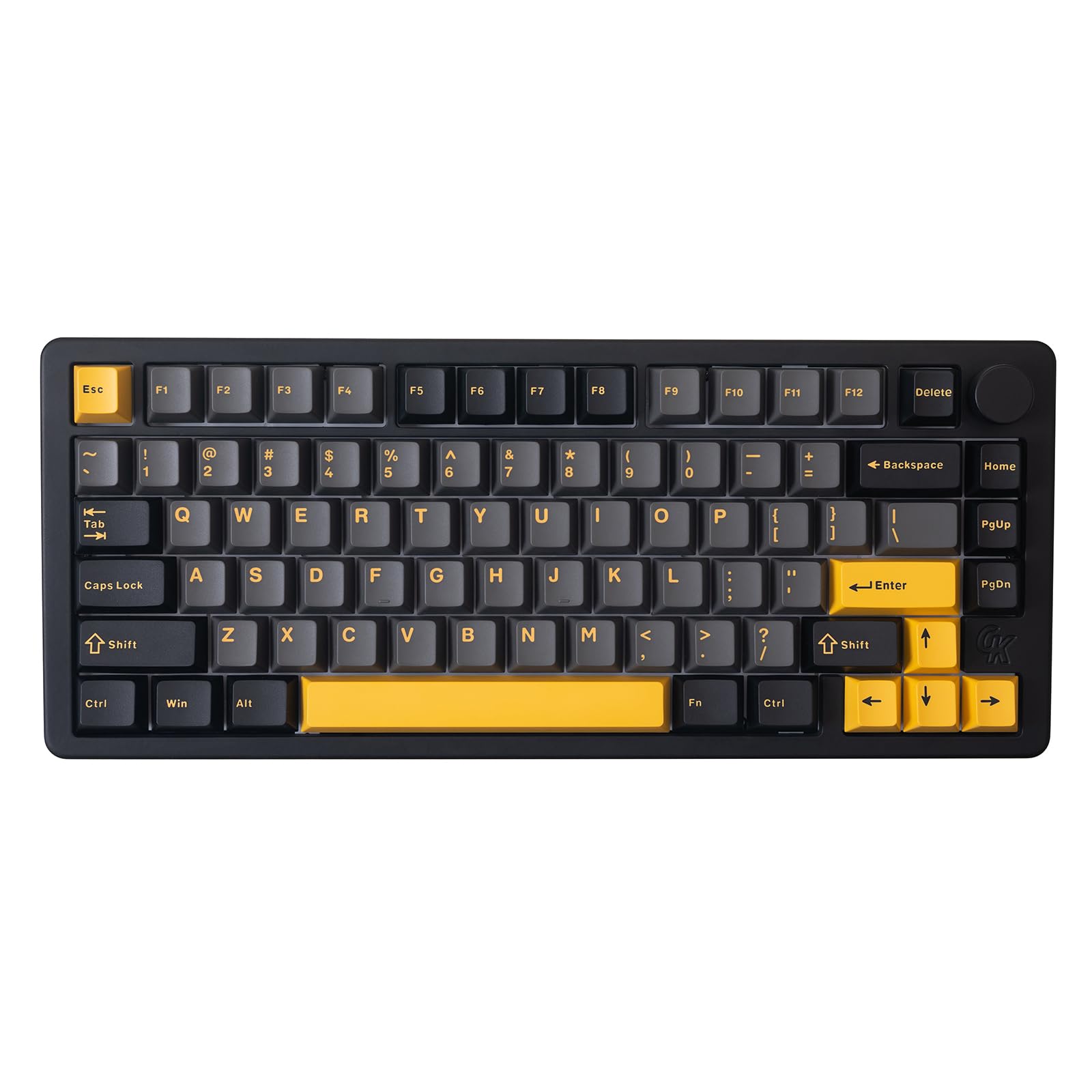 

GK GAMAKAY TK75PRO Aluminum Housing Keyboard KTT Hyacinth Switch Programmable Gasket Mount 81 Keys Hot Swap Compatible NKRO RGB Gaming Keyboard for чорний