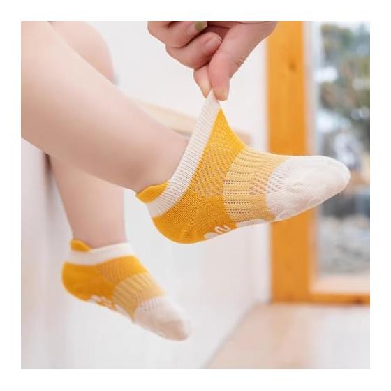 [AikinYuhin] Baby Socks, Socks, 5-pair Set, Baby Socks, Anti-slip, Boys, Girls, Cute, Animals, Children, Kids Socks, Breathable, Babies, Summer