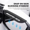 PAD5  Carbon Fiber Car Rear View Mirror Rain Eyebrow Shield Sun Visor Accessories For AMG Mercedes Benz GLC GLE GLK W190 W201 C180