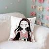 NNezukos KKamados Case Plush Fabric Soft Pillowcase Double Sided Print Cushion Cover Household Gifts