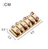 Chinese Zodiac Magnetic Slider Metal Fidget Push Card Mini Sensory Toys Fingertip Gyro Sound Wave Decompression EDC Adult Toys