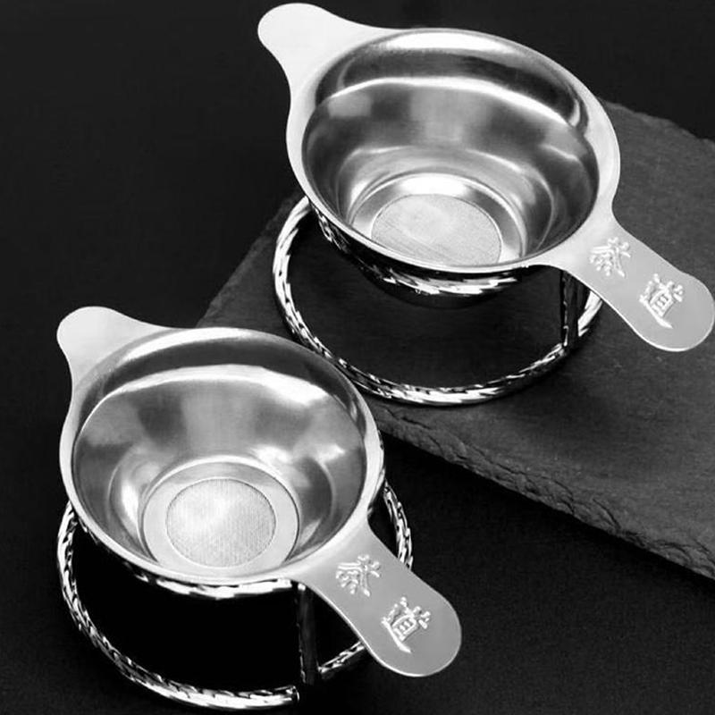 Tea Strainer 304 Stainless Steel, Teapot Teacup Filter, Reusable Tea Infuser, Chinese Teaware Accessories, Kitchen Tools