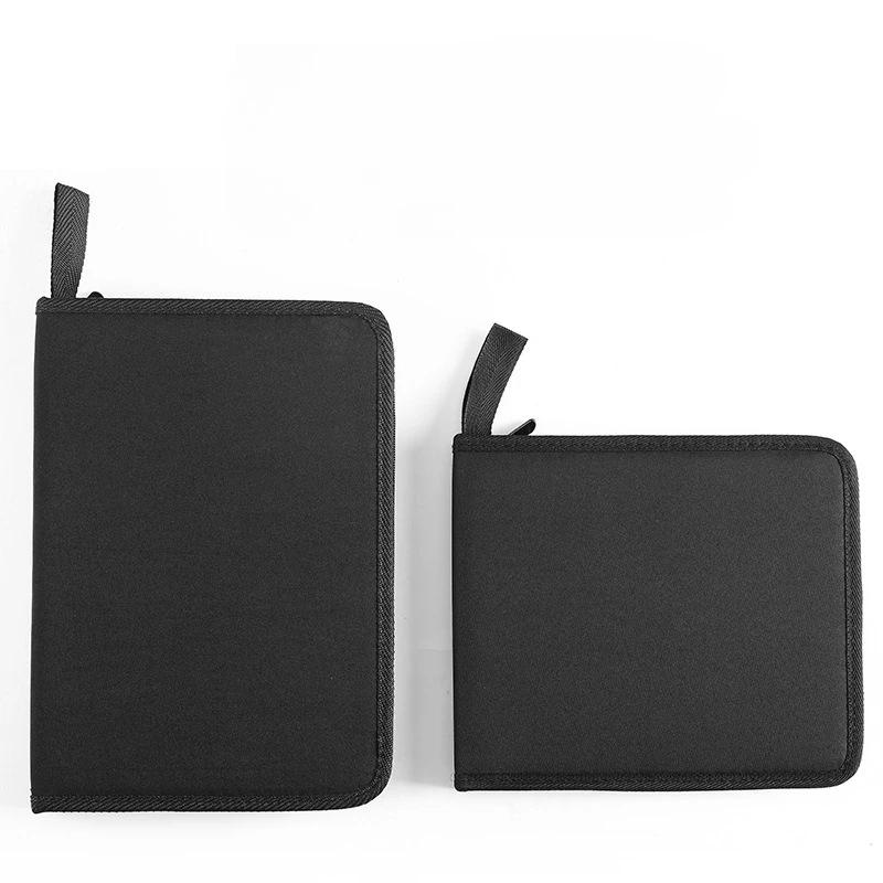 36/48/72/120/200 Holes Colored Pencils Storage Bag Large Capacity Case  Black Pencil Case Pen Curtain School Supplies