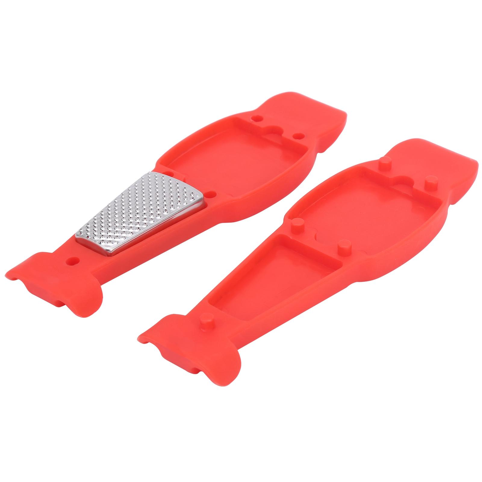 

Bicycle Tire Puncture Repair Kit Bike Tire Lever Set Tyre PatchesLevers Rasp Tool(Red ) красный