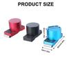 Pool Billiard Cue Chalk Holder, Pool Magnetic Chalk Holder Aluminium Magnetic Snooker Belt Clip Billiard Chalk Holder