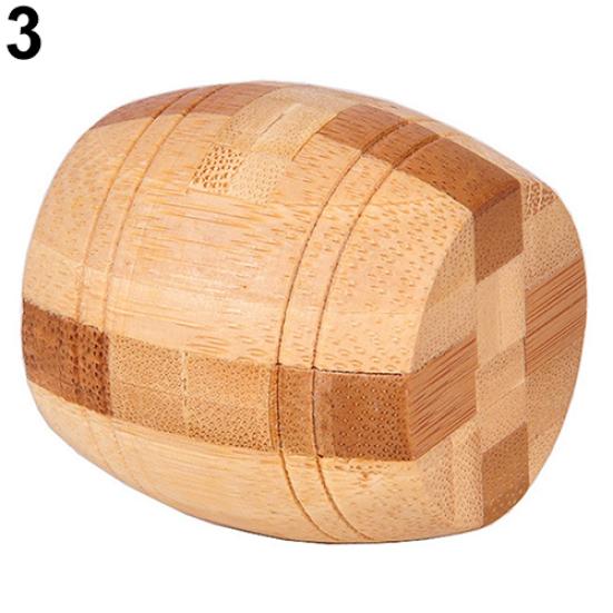 Creative Educational Sturdy Wooden Wear Resistant Brain Teaser Lock for Children