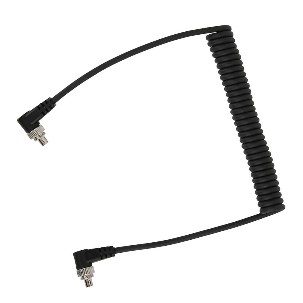 100cm Male to Male Flash PC Sync Cable with Screw Lock for Canon Nikon Camera and Flash Light Connection Cable