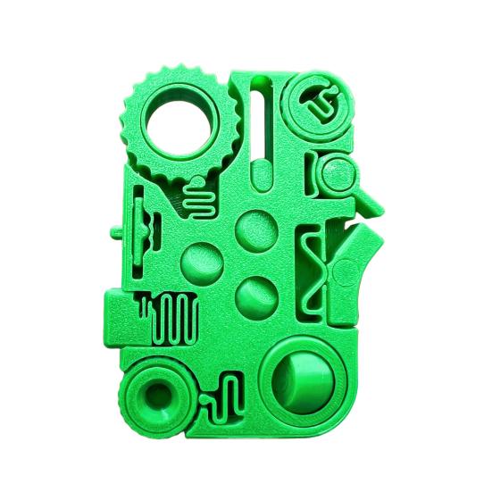 12-In-1 Stress Relief Toy Pocket Size Portable 3D Printed Rotatable Gear Fidget Spinner Decompression Activities Board Educational Toy