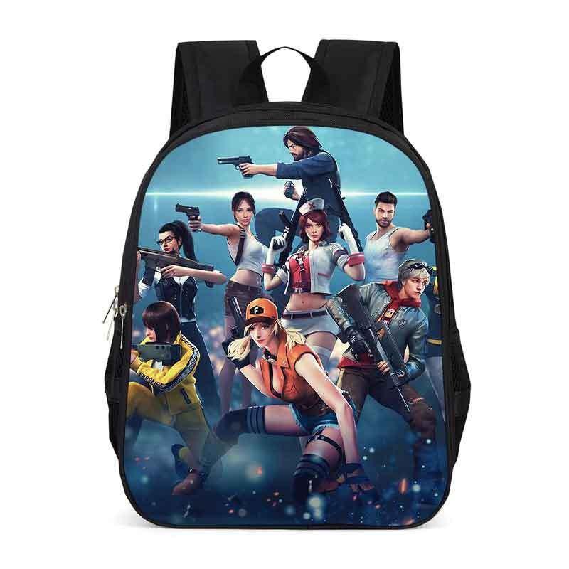 Freefire Kids School Backpack With Breathable Oxford Fabric For Elementary Students