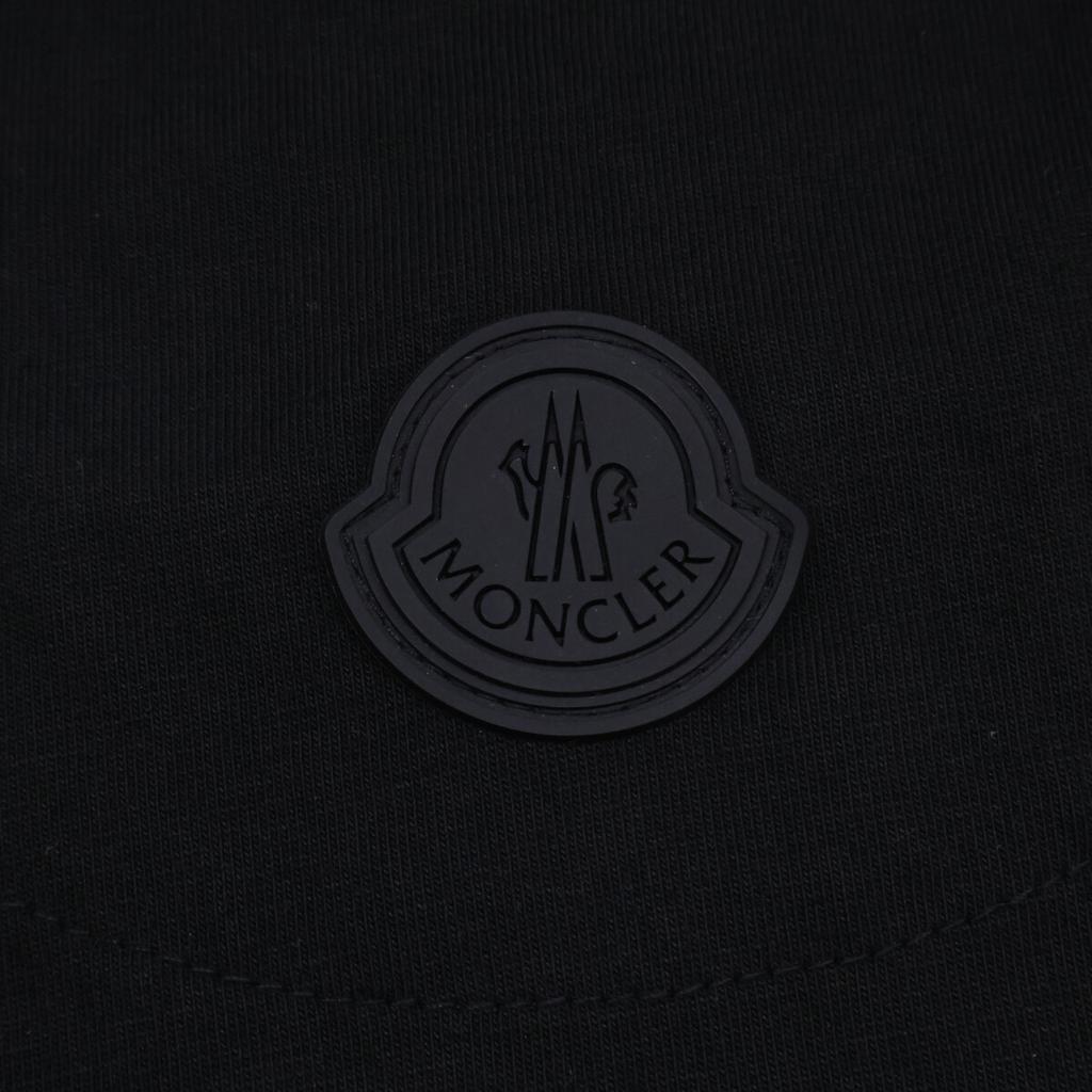MONCLER Black MAGLIA T-SHIRT Logo Short Sleeve T-Shirt tops XL blackUsed