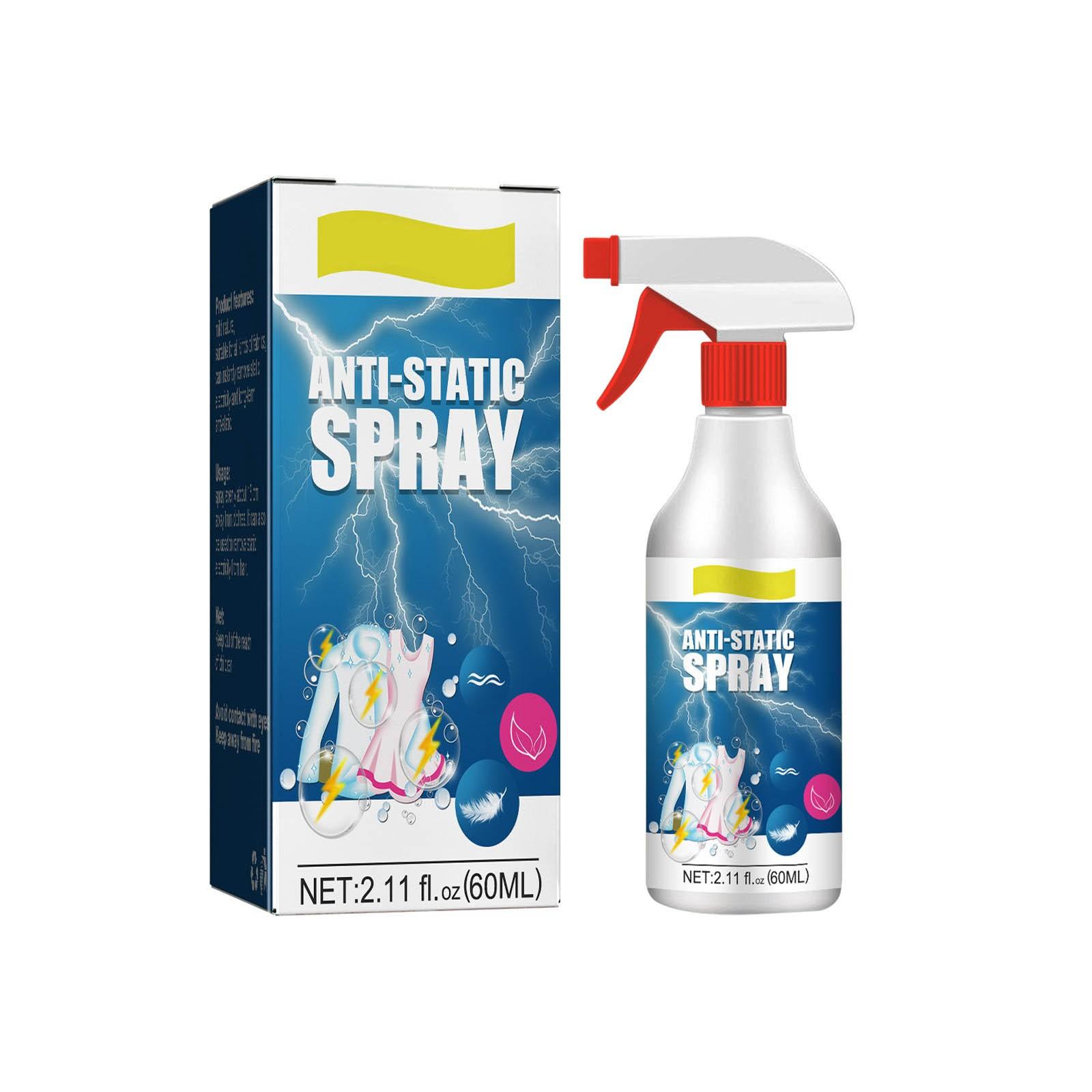 Antistatic Spray Household Clothes Cotton Quilt Antistatic Lasting Hair Antistatic Spray 60ml/2.1fl Oz Bath Tub One Size синий
