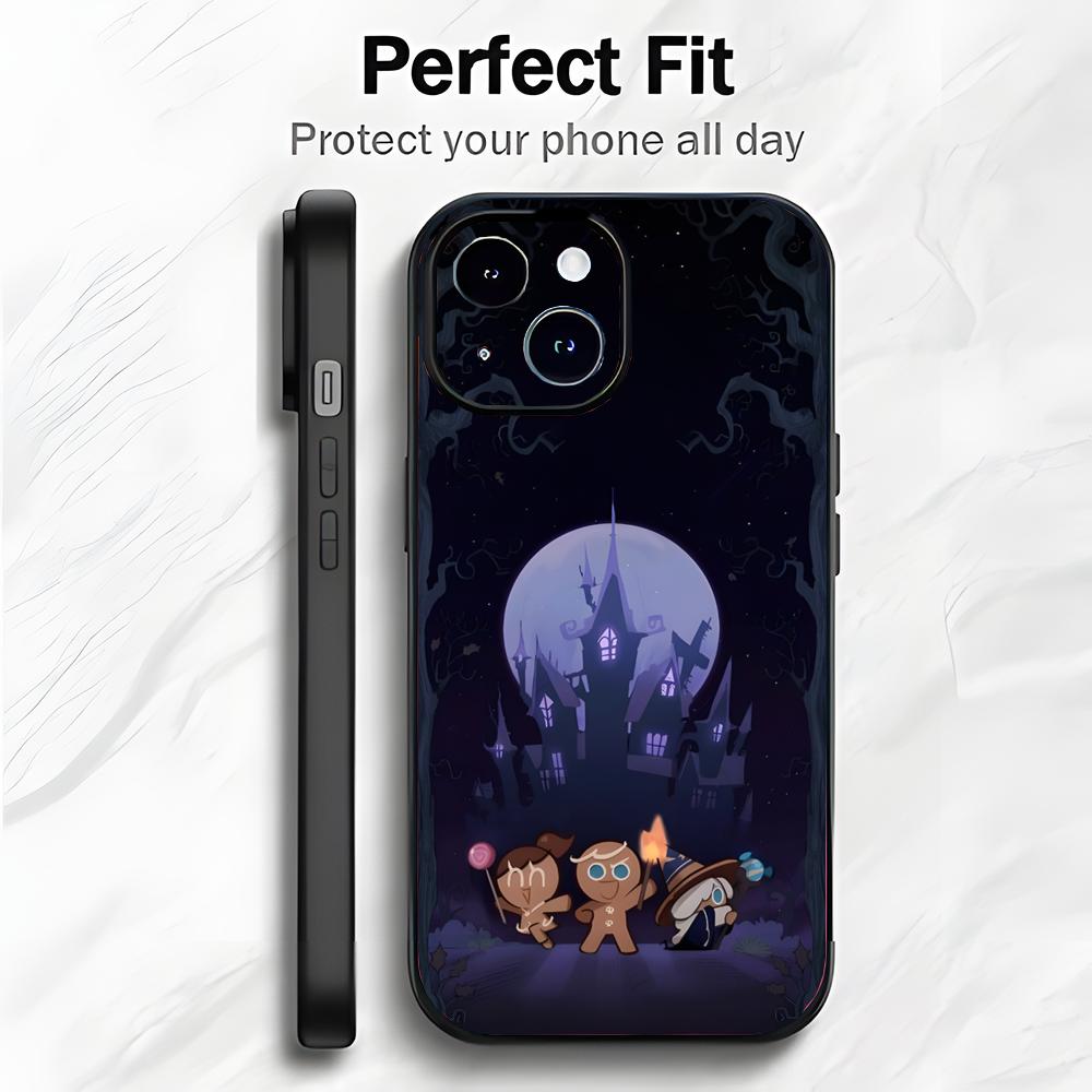 Cute Fun Mobile Game C-Cookie Run Kingdom Phone Case Phone Case Soft Packaging Lightweight For iPhone17 16 15 14 13ProMax