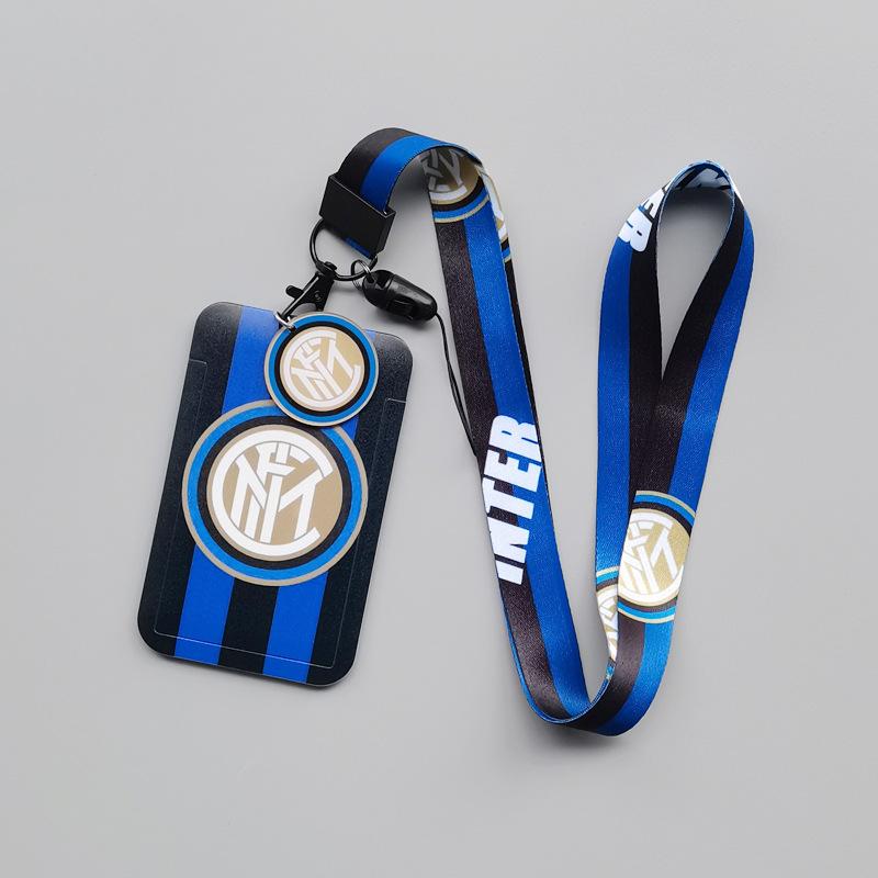 Cartoon Animation Hard Bus Push Card Sleeve Heat Transfer Student Campus Card Polyester Drop Lanyard Work Card Meal Card Football