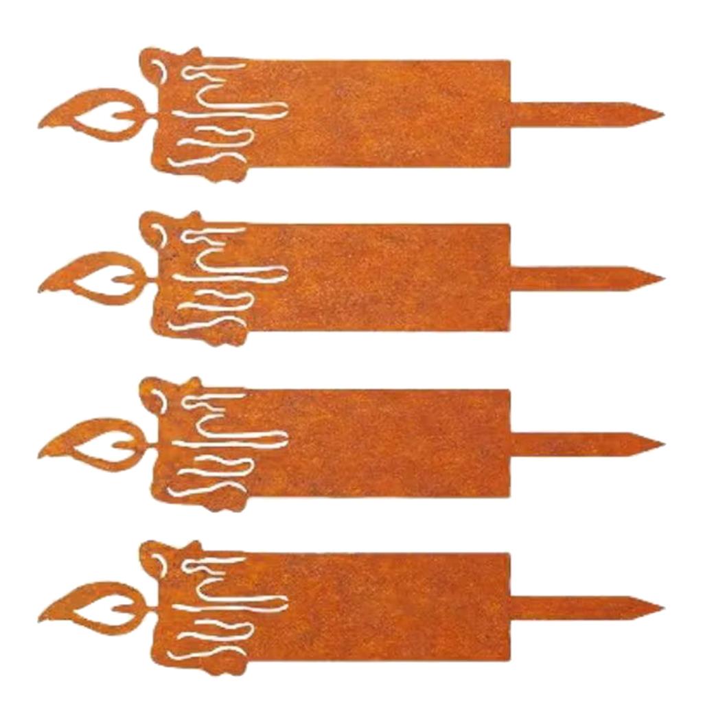 Outdoor Christmas Decorations for Home Metal Decorative Garden Stakes for Christmas Decors Tree Yard Signs for Garden