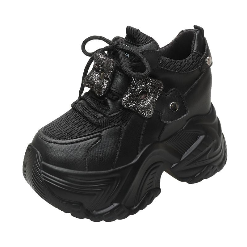 2025 Women's Thick-Soled Height-Enhancing Casual Sneakers – Spring/Autumn Fashion