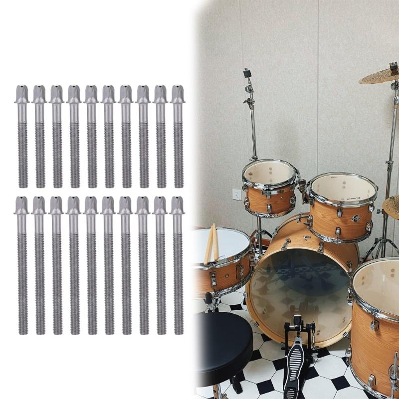 30Pieces Drum Hardware Screws Drum Assembly Screws Drum Set Screws Percussion Accessories Drum Hardware Component