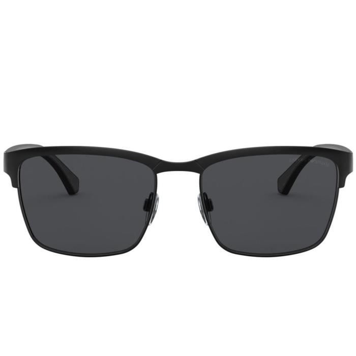 Lunettes de soleil - EMPORIO ARMANI - EA 2087 - Noir/Smoke - Métal - Anti-UV