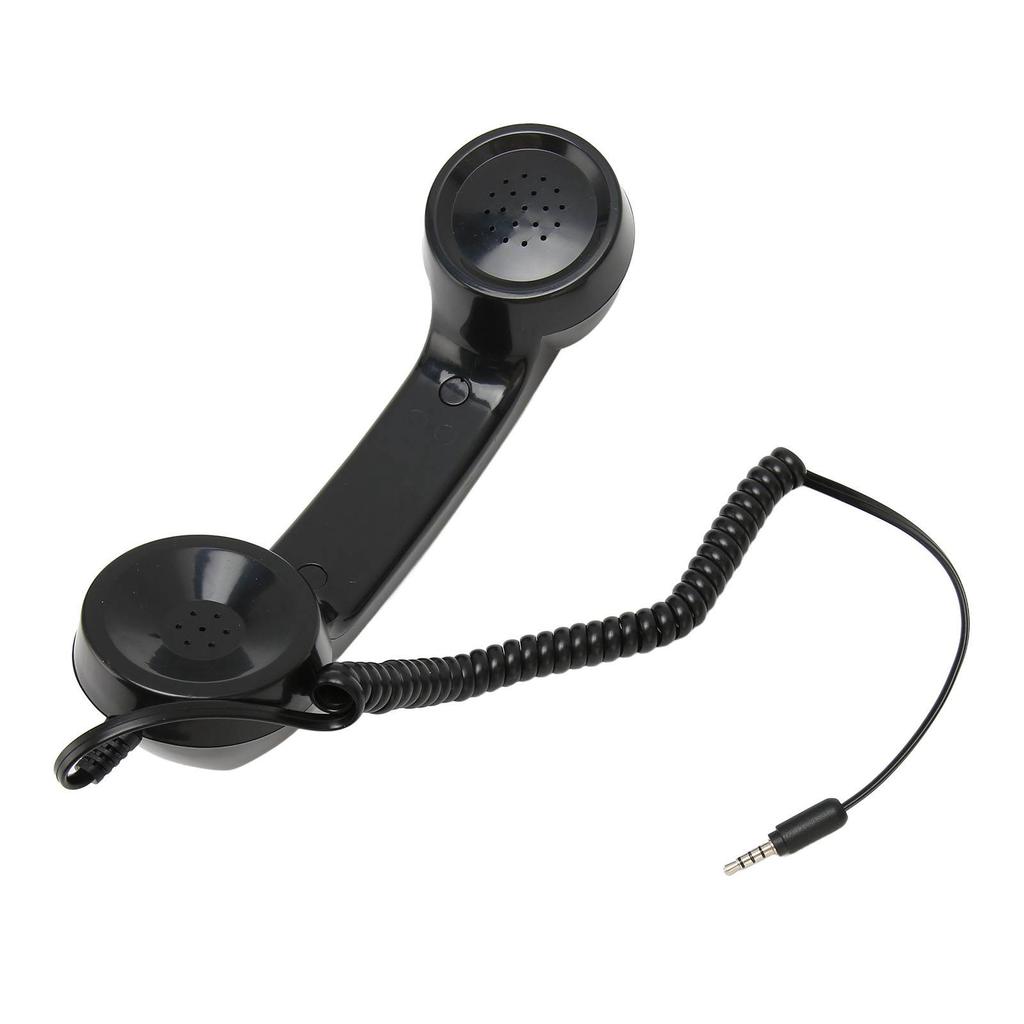 Retro Phone Handset Multifunction Radiation Proof Handheld Cell Phone Receiver for Mobile Phones Computers