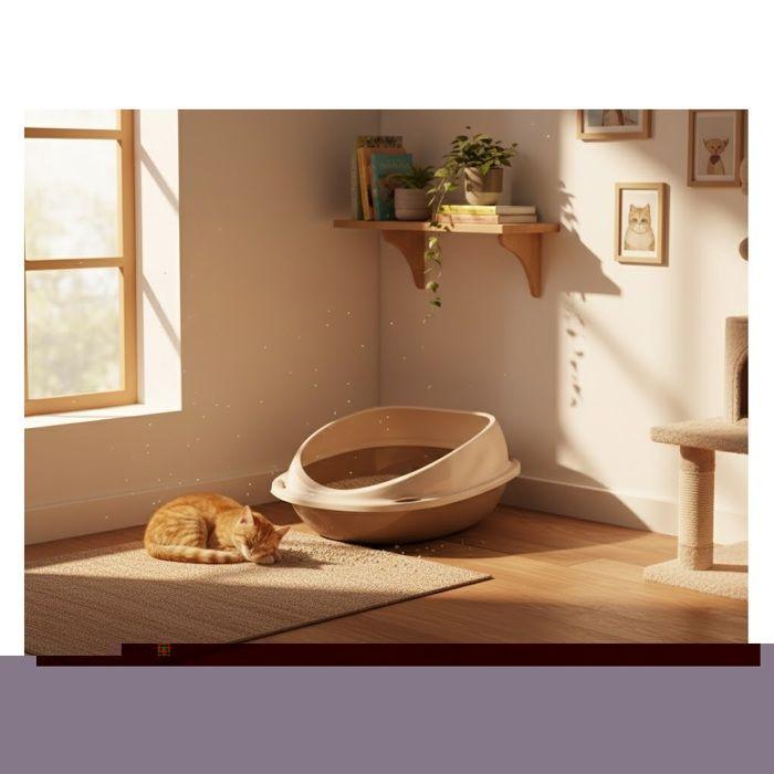 Bac à litière Jota 39,5 x 56,5 x 19,5 cm Taupe L