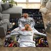 Cristiano Ronaldo Soccer Action Floor Mat Suitable for Dormitory Dining Room Living Rooms Study Room Anti-slip Rug Office Home Decor Best for Christma