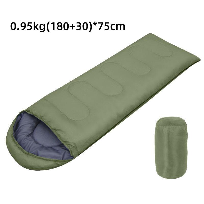 Camping Sleeping Bag Lightweight 4 Season Warm Envelope Backpack Outdoor Hollow Cotton Thickened Adult