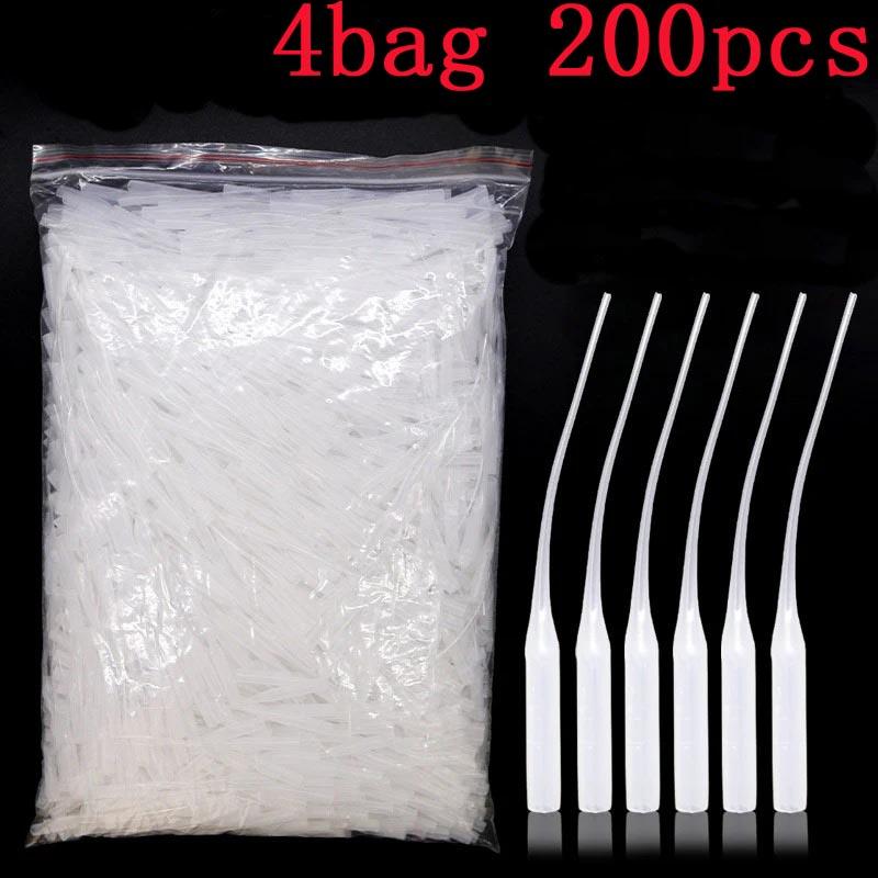 Glue Tips, 100pcs Plastic Glue Micro-Tips Glue Extender Precision CA Glue Applicator for Arts Crafts Hobby Projects Guitar