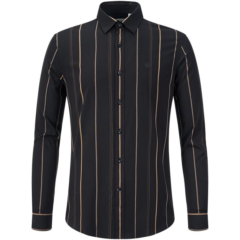 

Мужская рубашка в полоску с длинным рукавом GIOVANNI VALENTINO в стиле Business Casual M